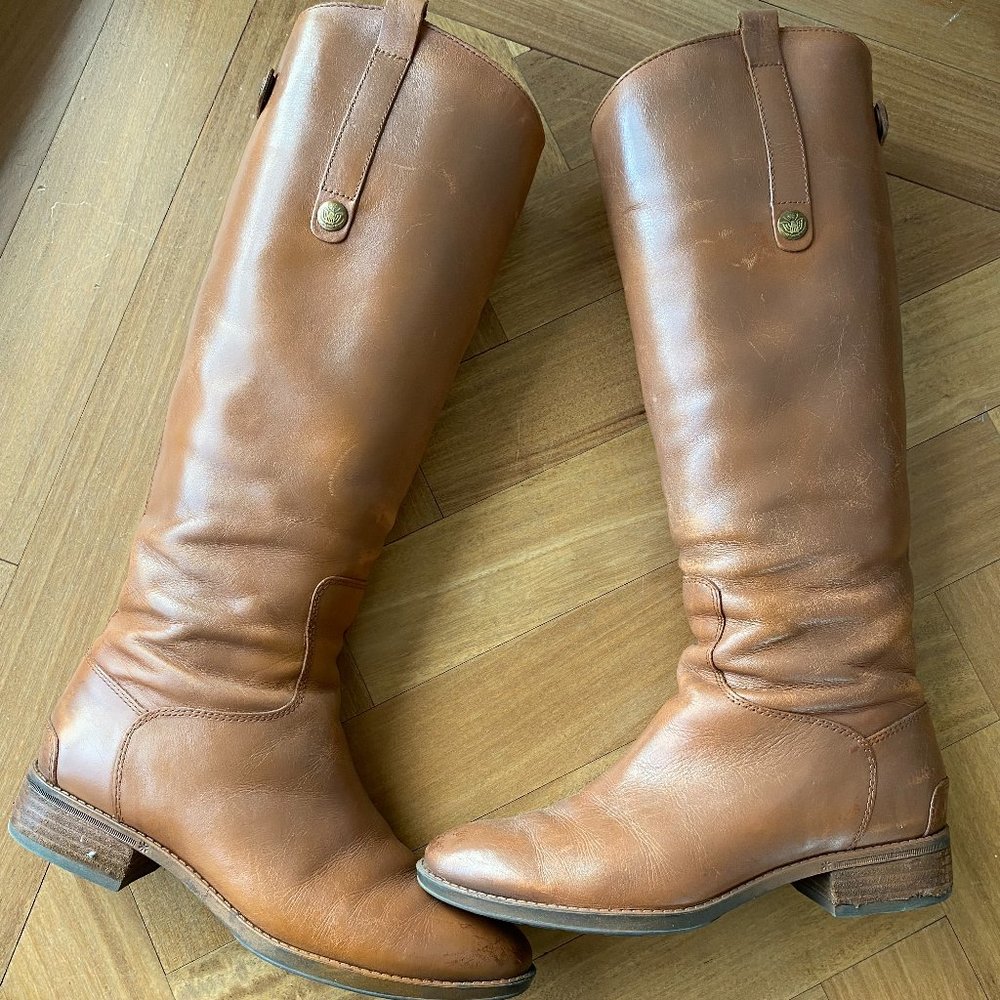 Sam Edelman Penny Tall Boots Size 8 Calf Medium